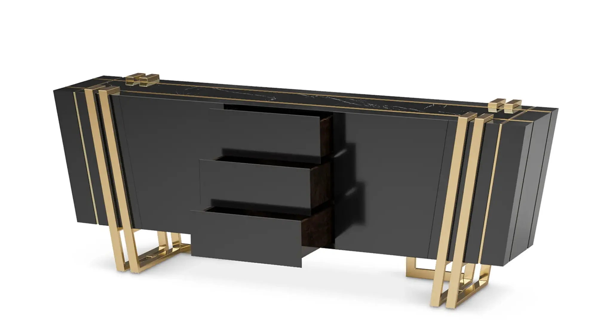 Elevate Black Sideboard