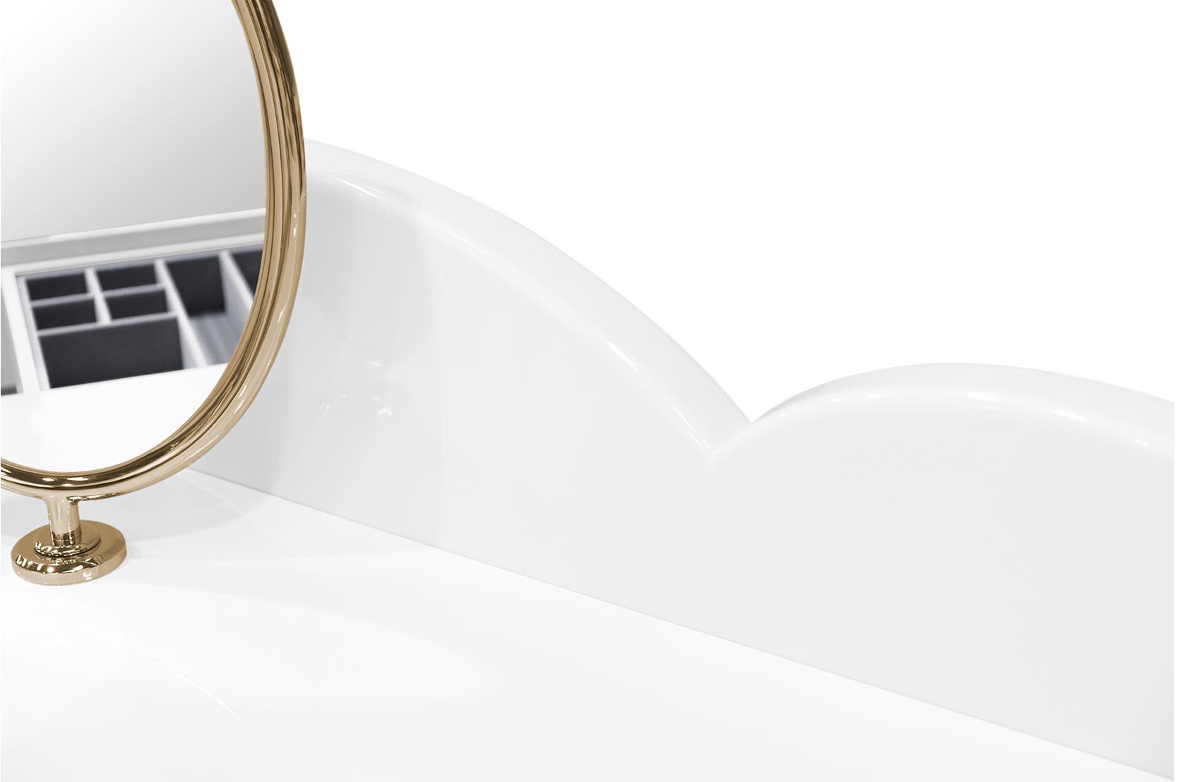 Dreamy Cloud White Dressing Table