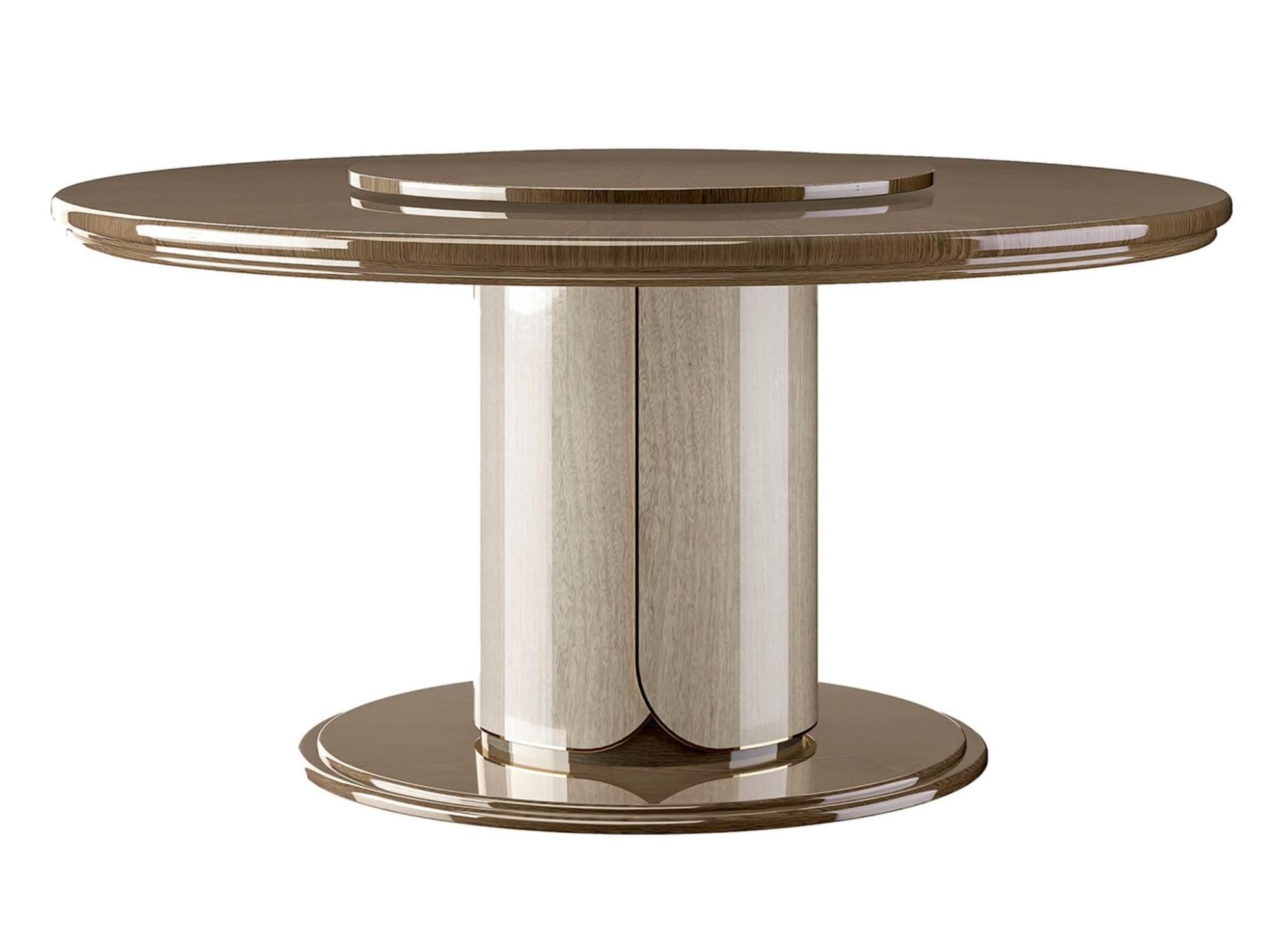 Contemporary Italian Circular Table | Configuration: Without Lazy Susan