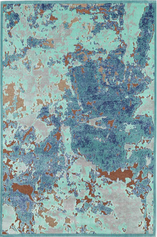 Antigua Light Turquoise Flatwoven Rug