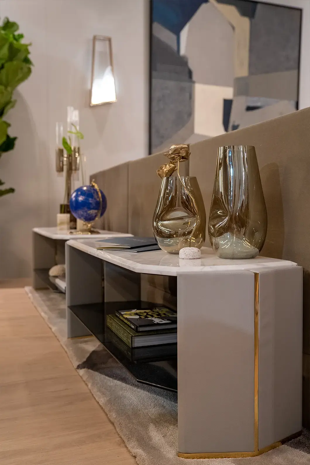 Summit Long Side Table - 3