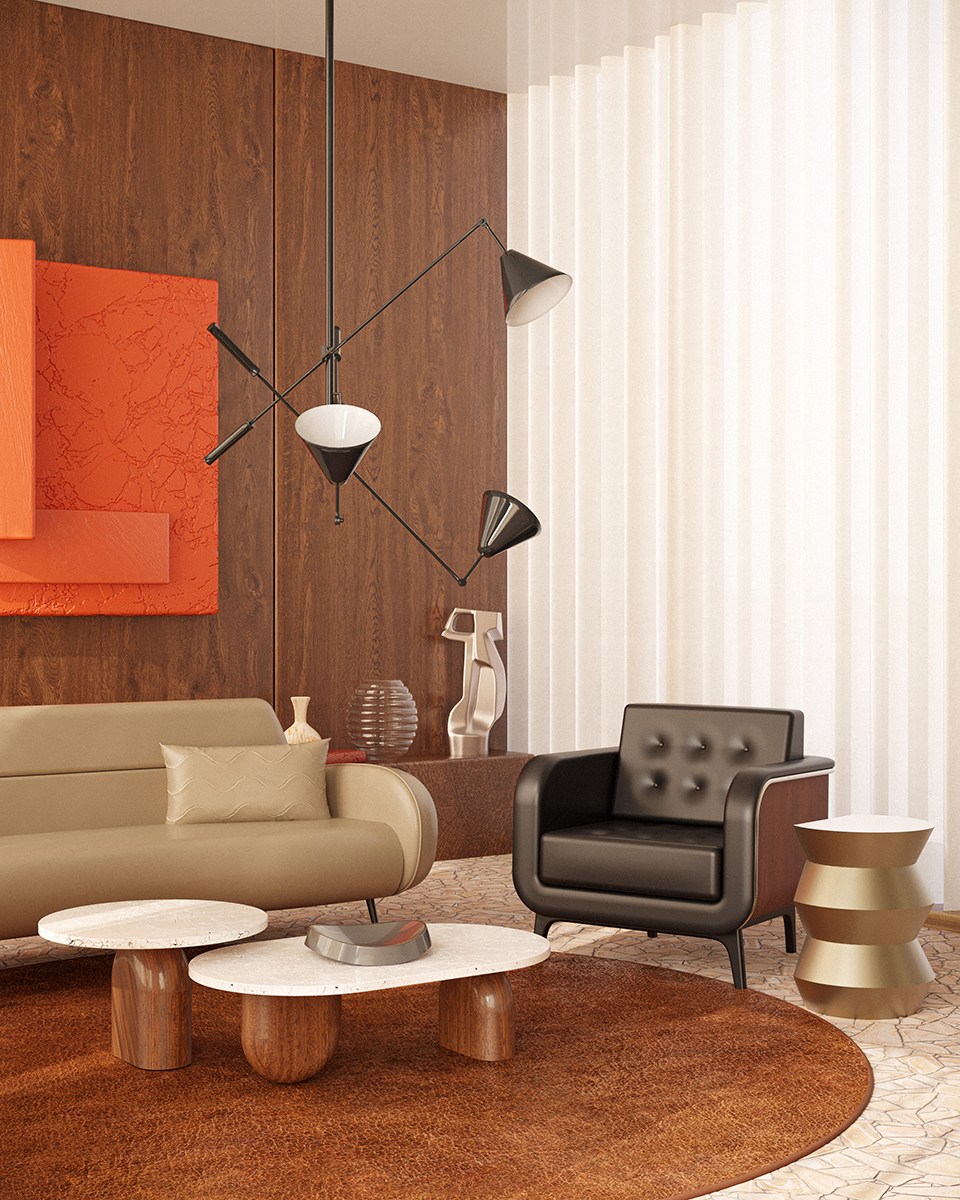 Vocalist Suspension Lamp - 6