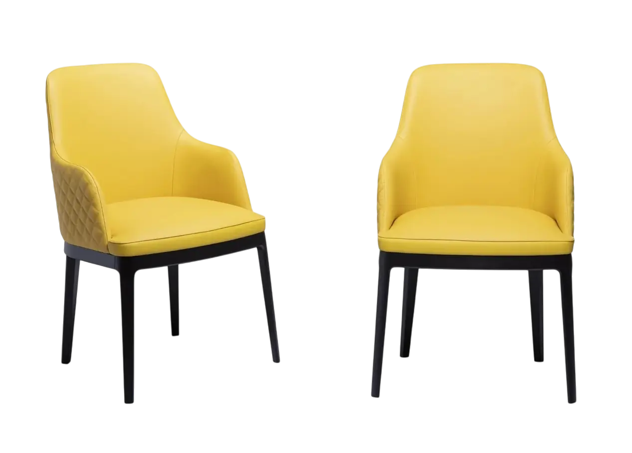 Cleo Elitè Yellow Chair