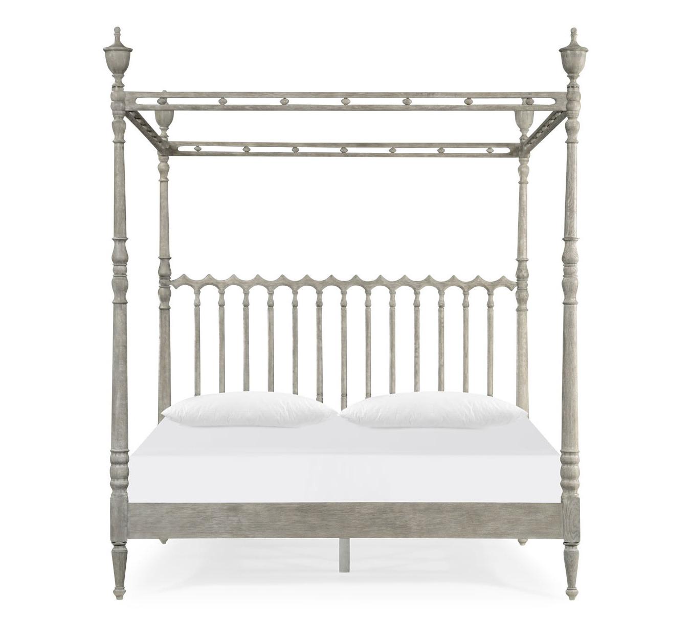 Morris King Bed Greyed Oak
