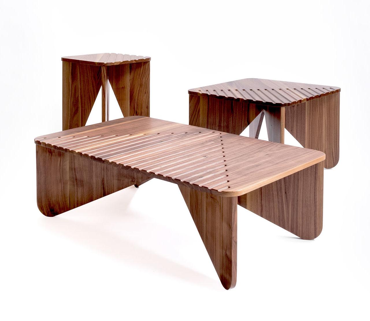 Low Wooden Coffee Table