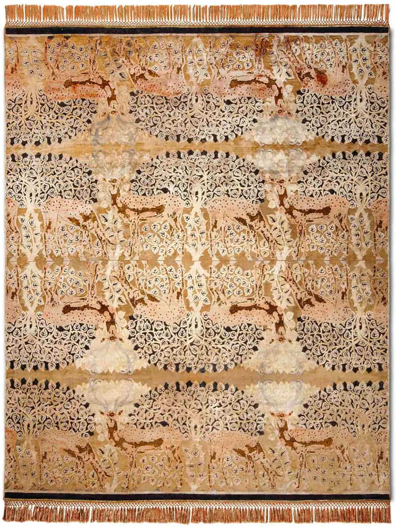 Deer Soft Hand-Woven Rug