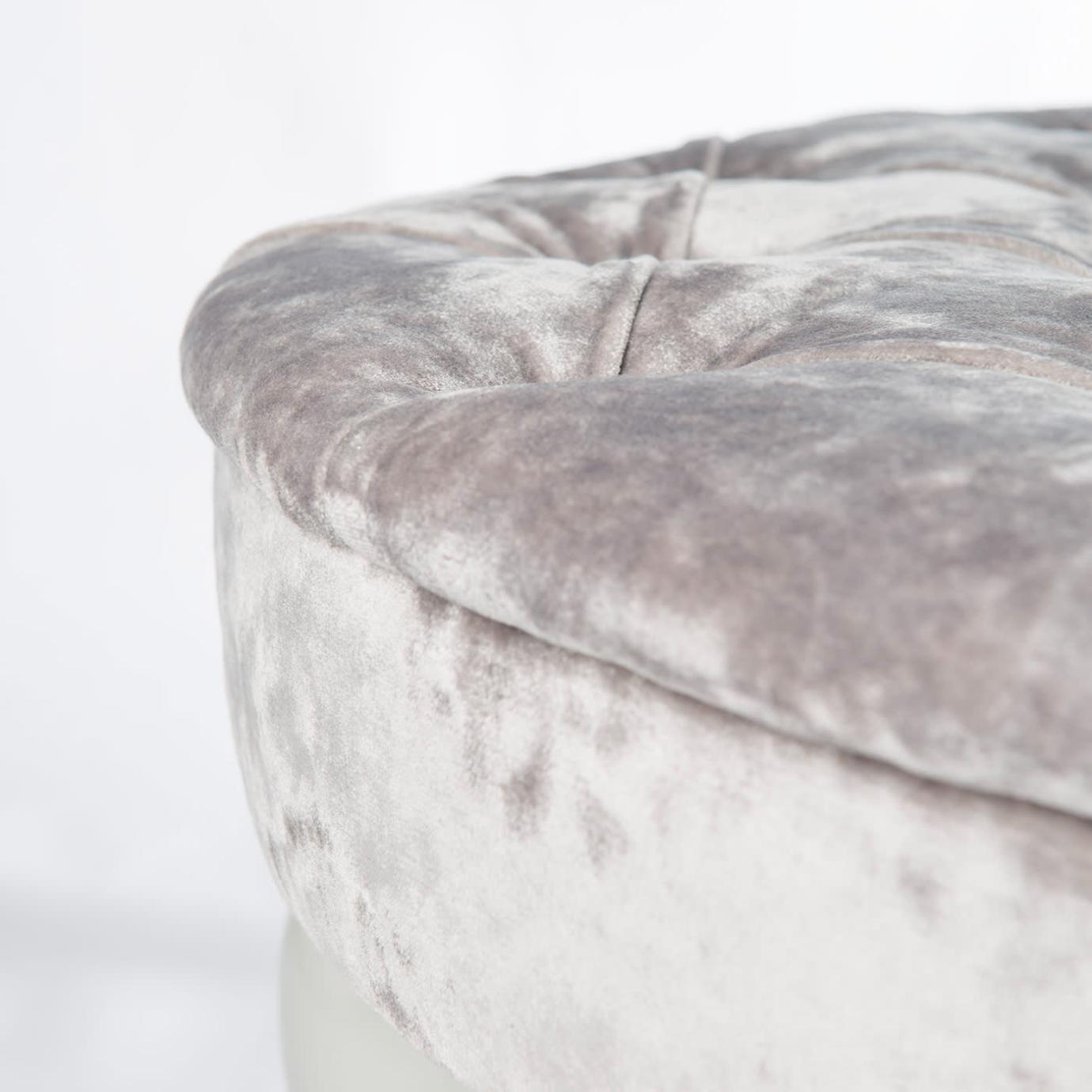 Carlos Silver Finish Bench
