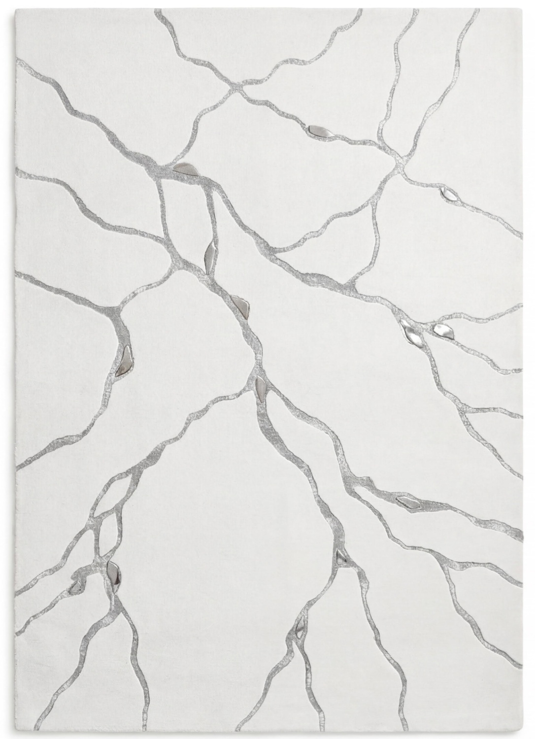 Vein Marble White Rug