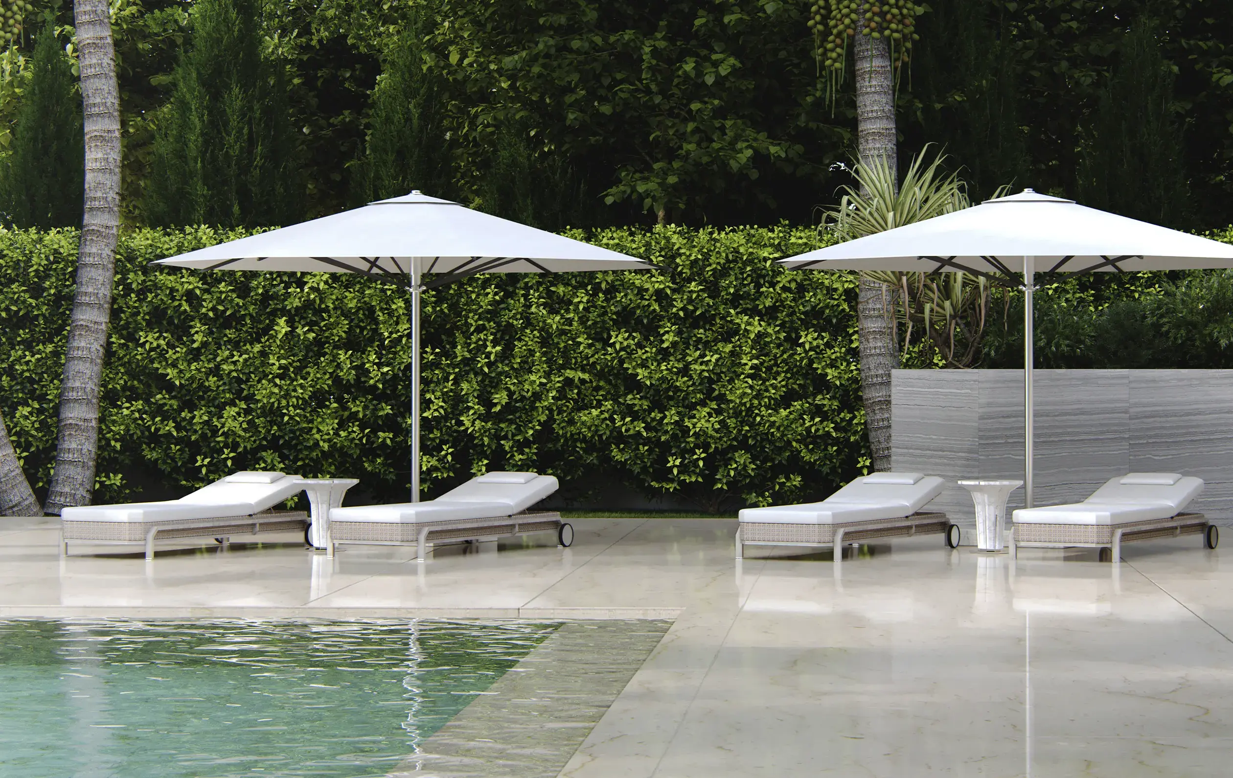 Legacy Wood Sunlounger - 2