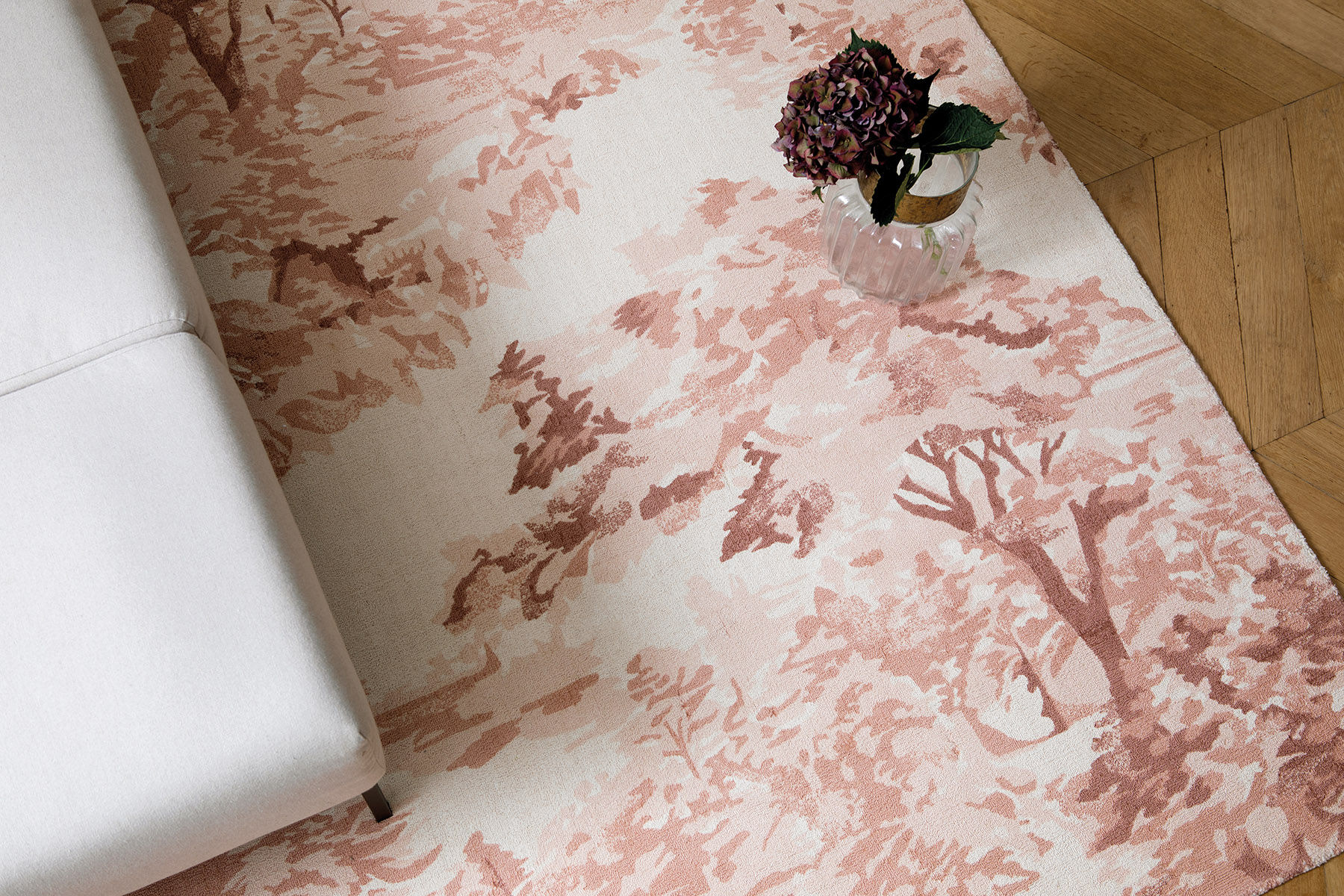 Landscape Light Pink Rug