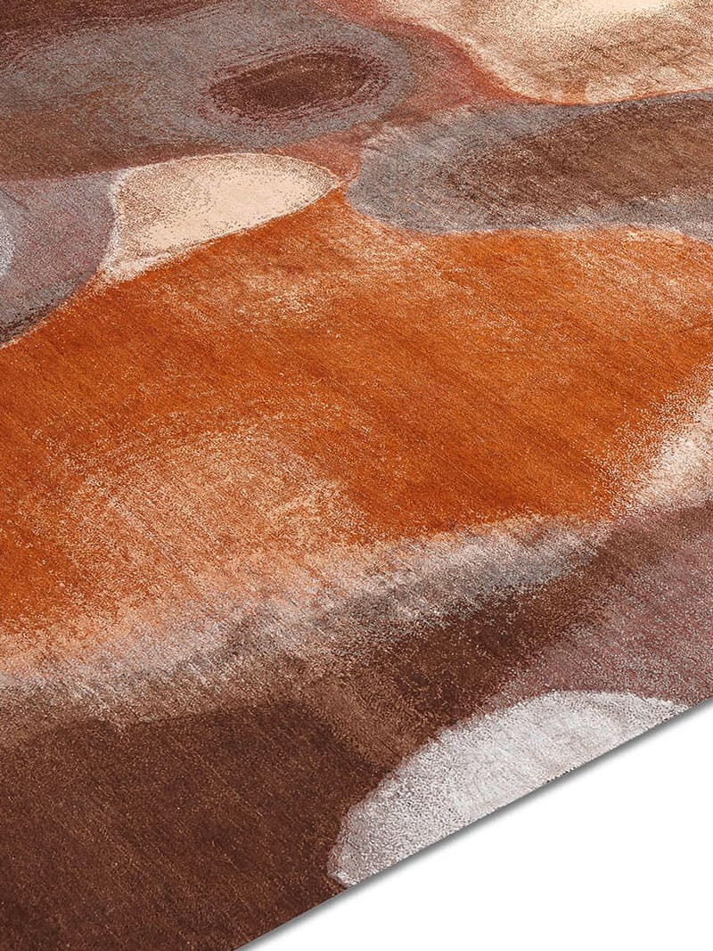 Copper Mauve Handmade Luxury Rug