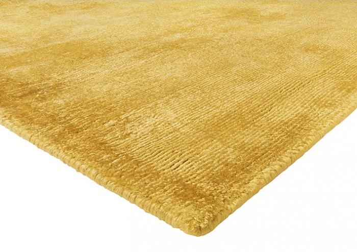 Plain / Yellow Indian Handwoven Rug