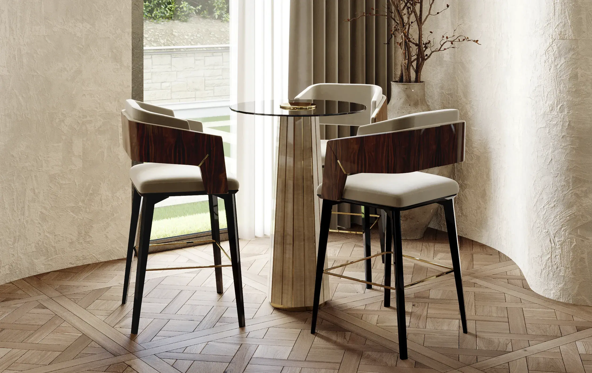 Regent Bar Chair - 3