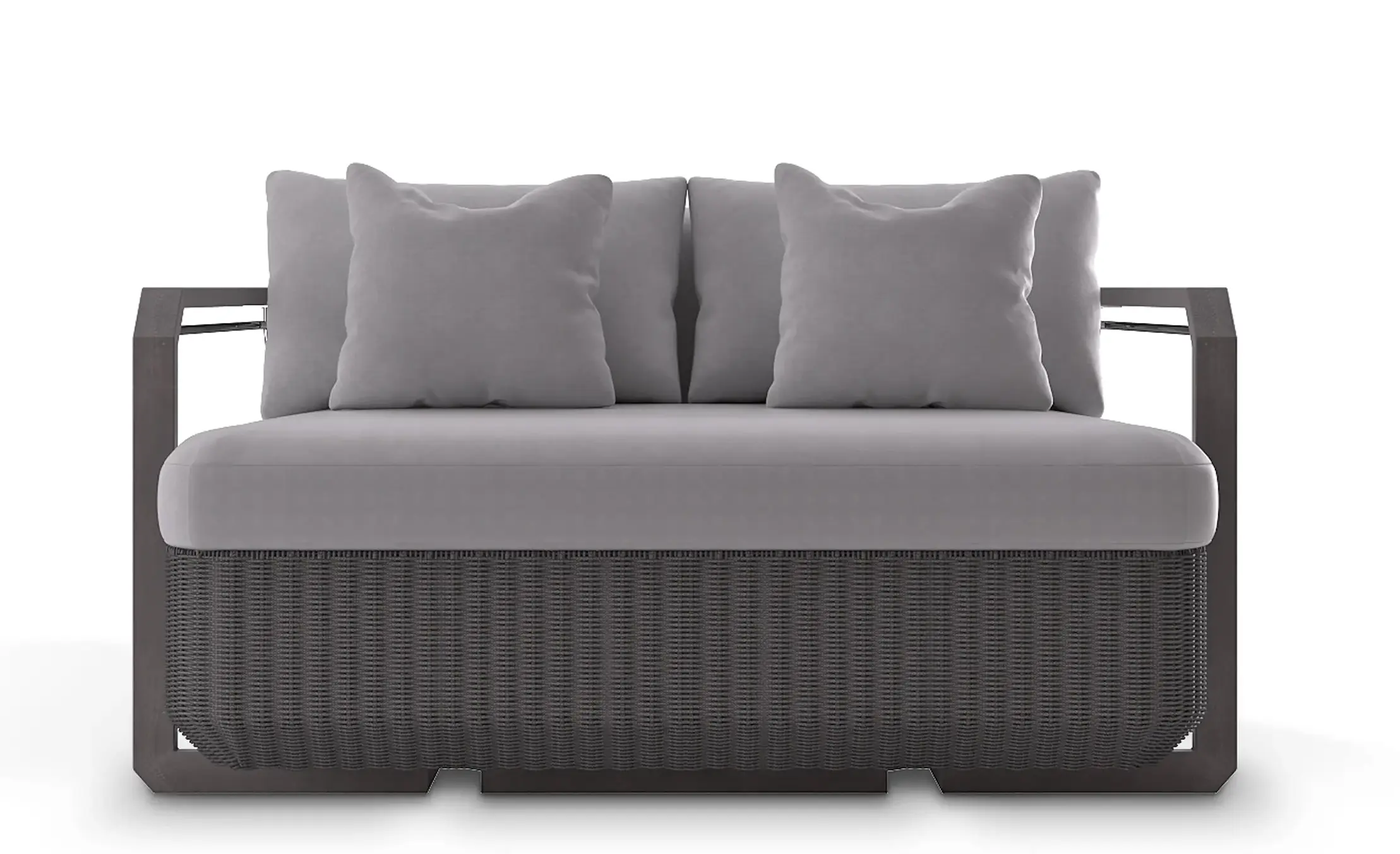 Legacy Grey Two-Seat Sofa