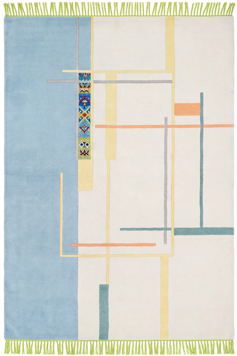 Linear Atlas Blue Rug