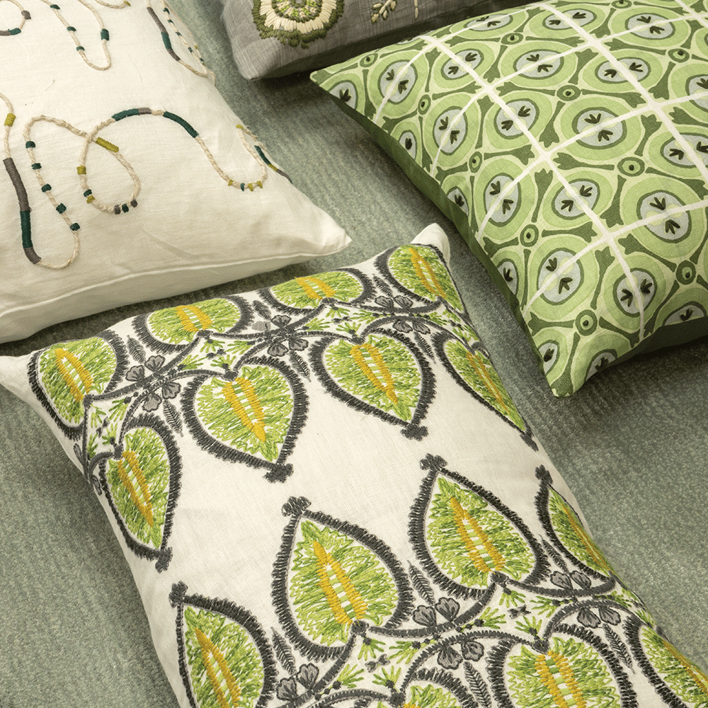 Montacute Sage 60 × 40 Cushion
