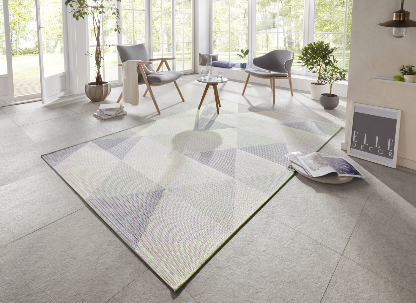 Flatweave In- & Outdoor Sevres Green Rug