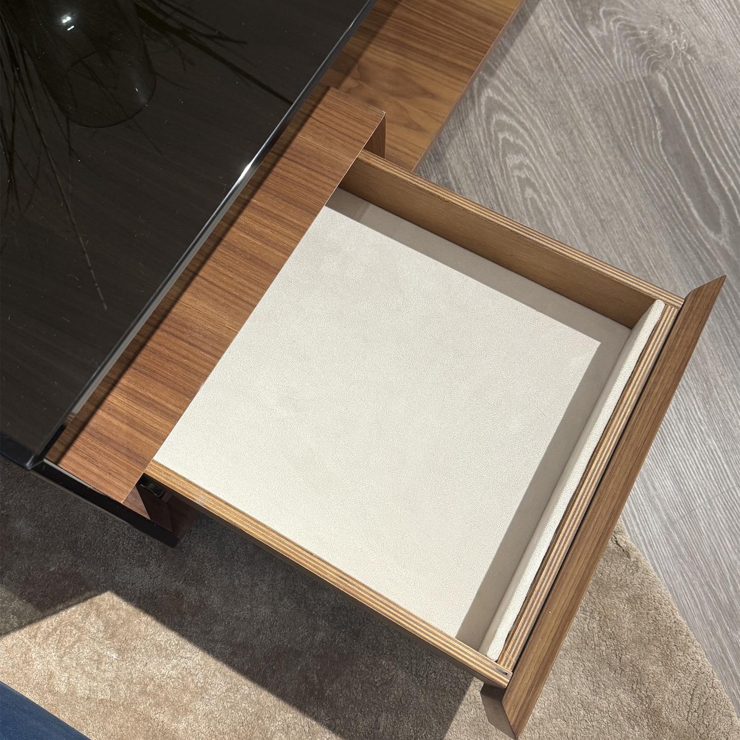 Peter Glass-Top Coffee Table