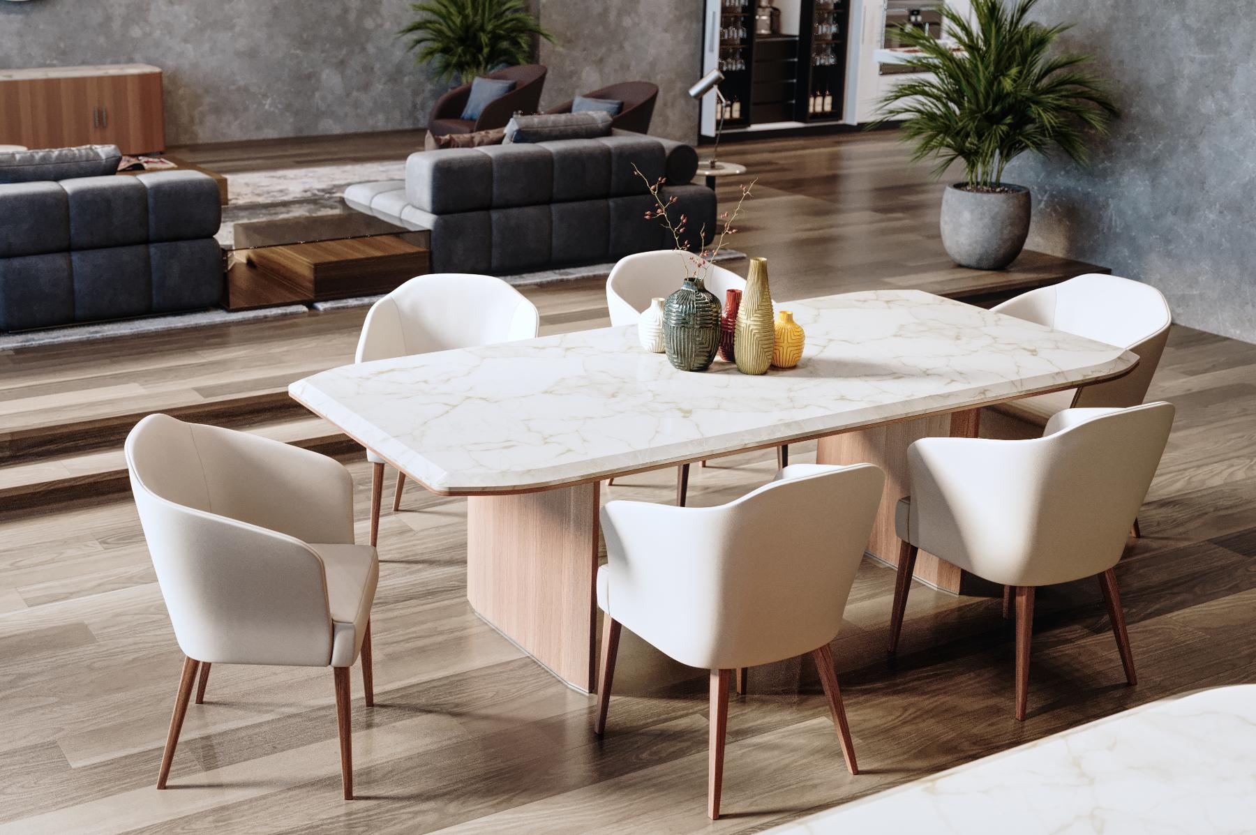 Avalon Marble Dining Table