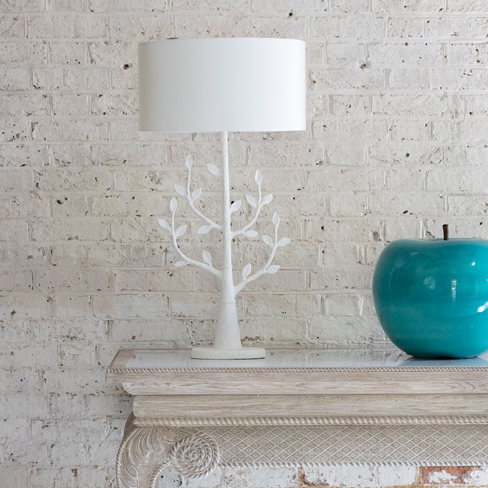 Millana Table Lamp in Chalk Finish