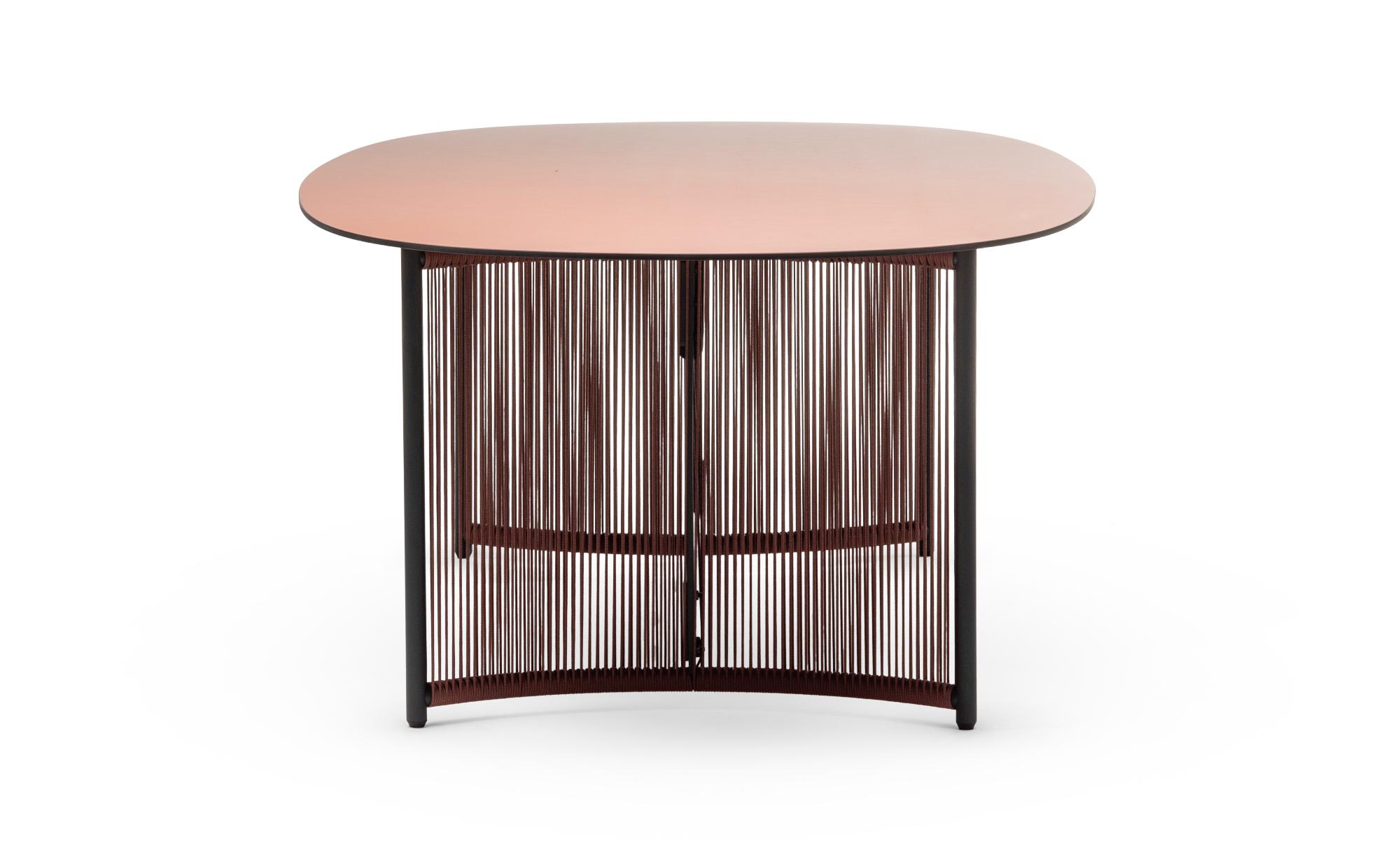 Altana Red Round Outdoor Dining Table