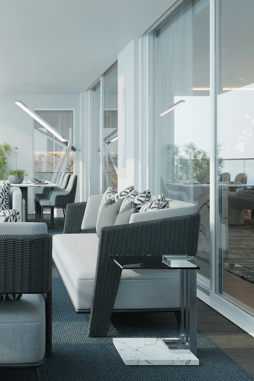 Regent Grey Armchair - 2