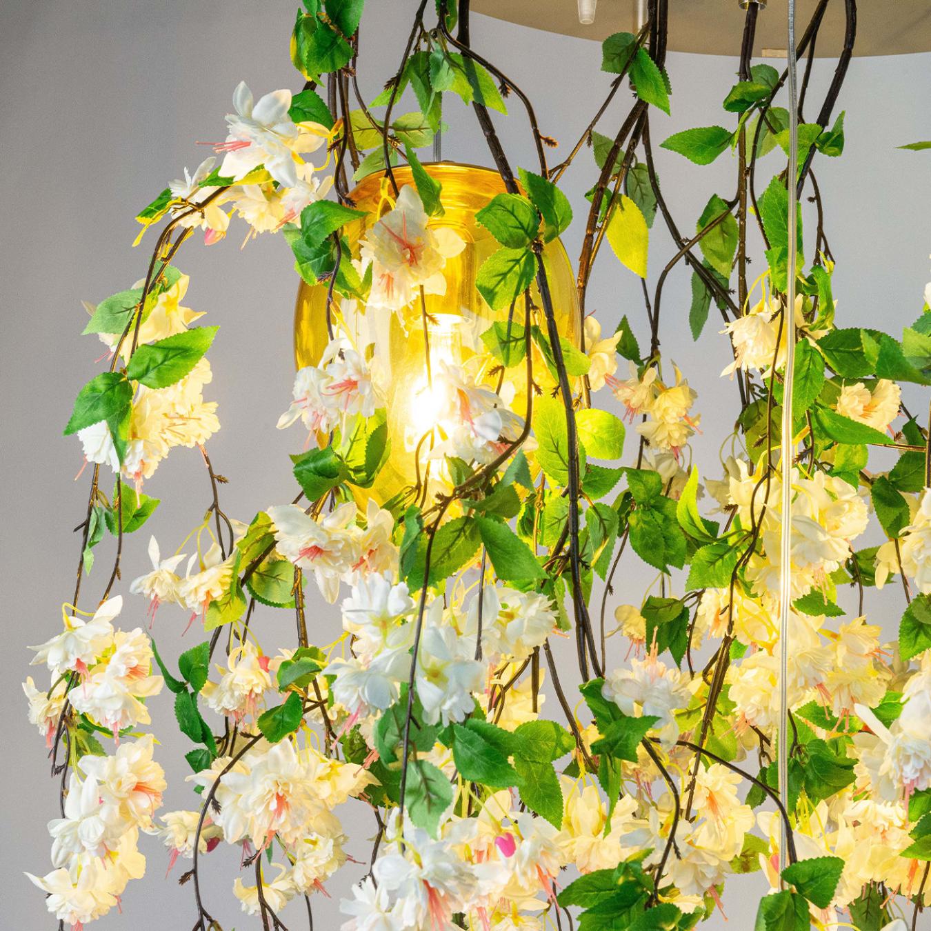 Crystal Egg Cascade Chandelier