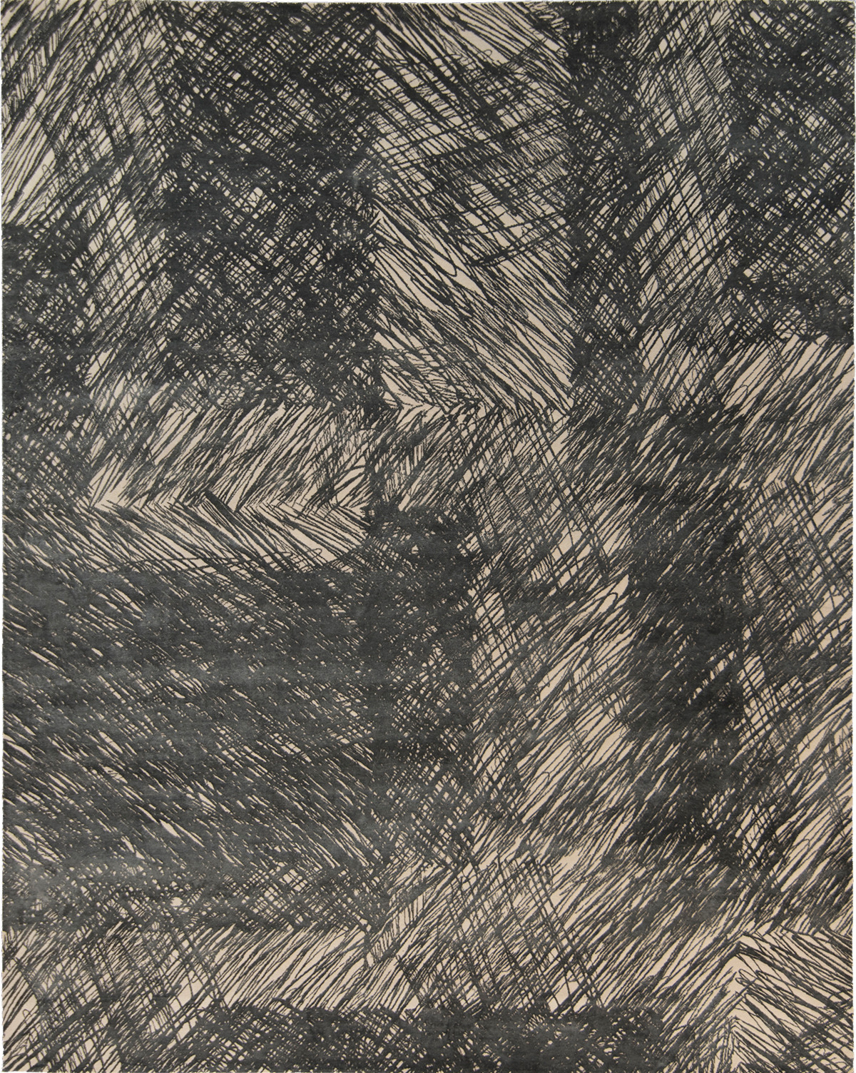 Blot Anthracite Rug ☞ Size: 250 x 300 cm