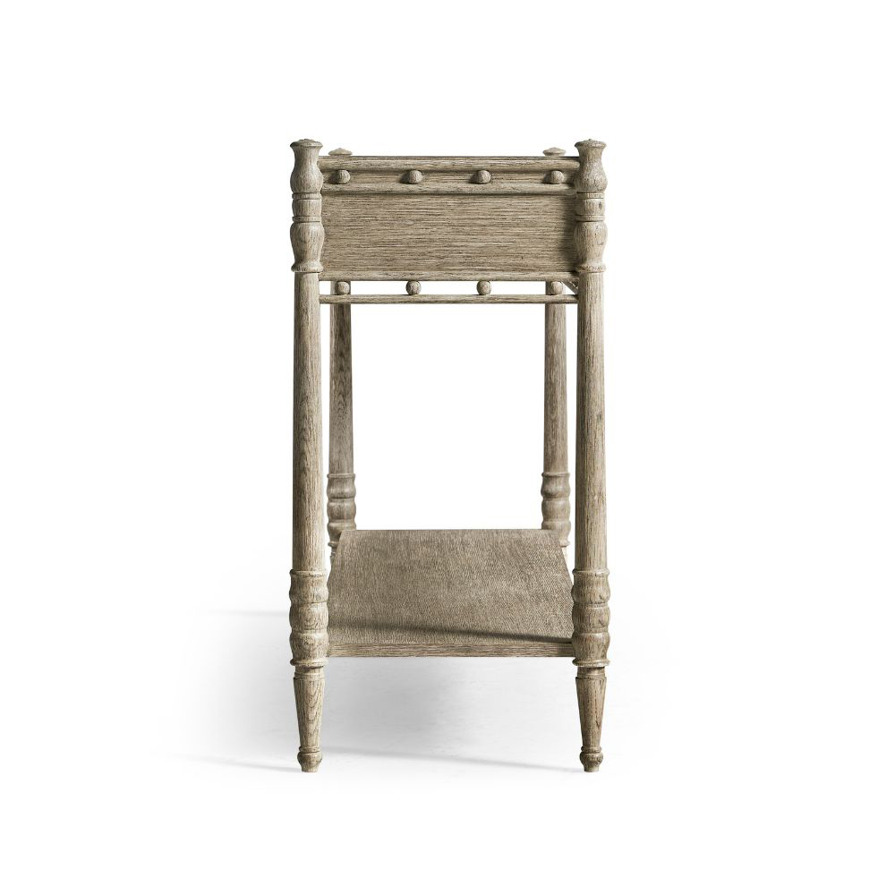 Morris Console Greyed Oak