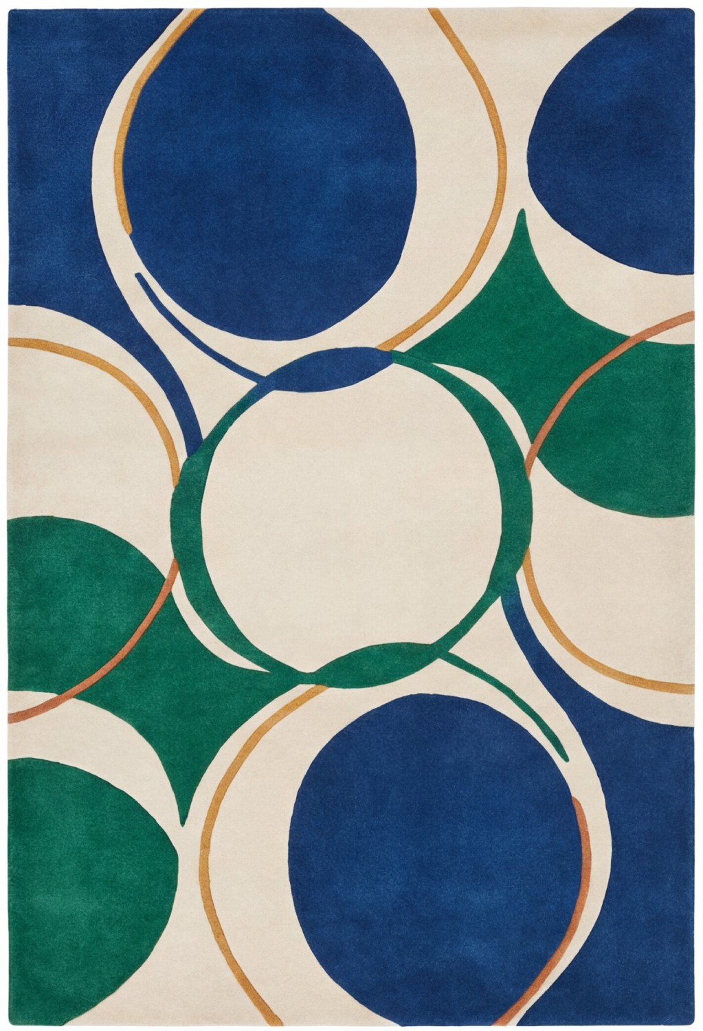 Emerald Orbits Rug