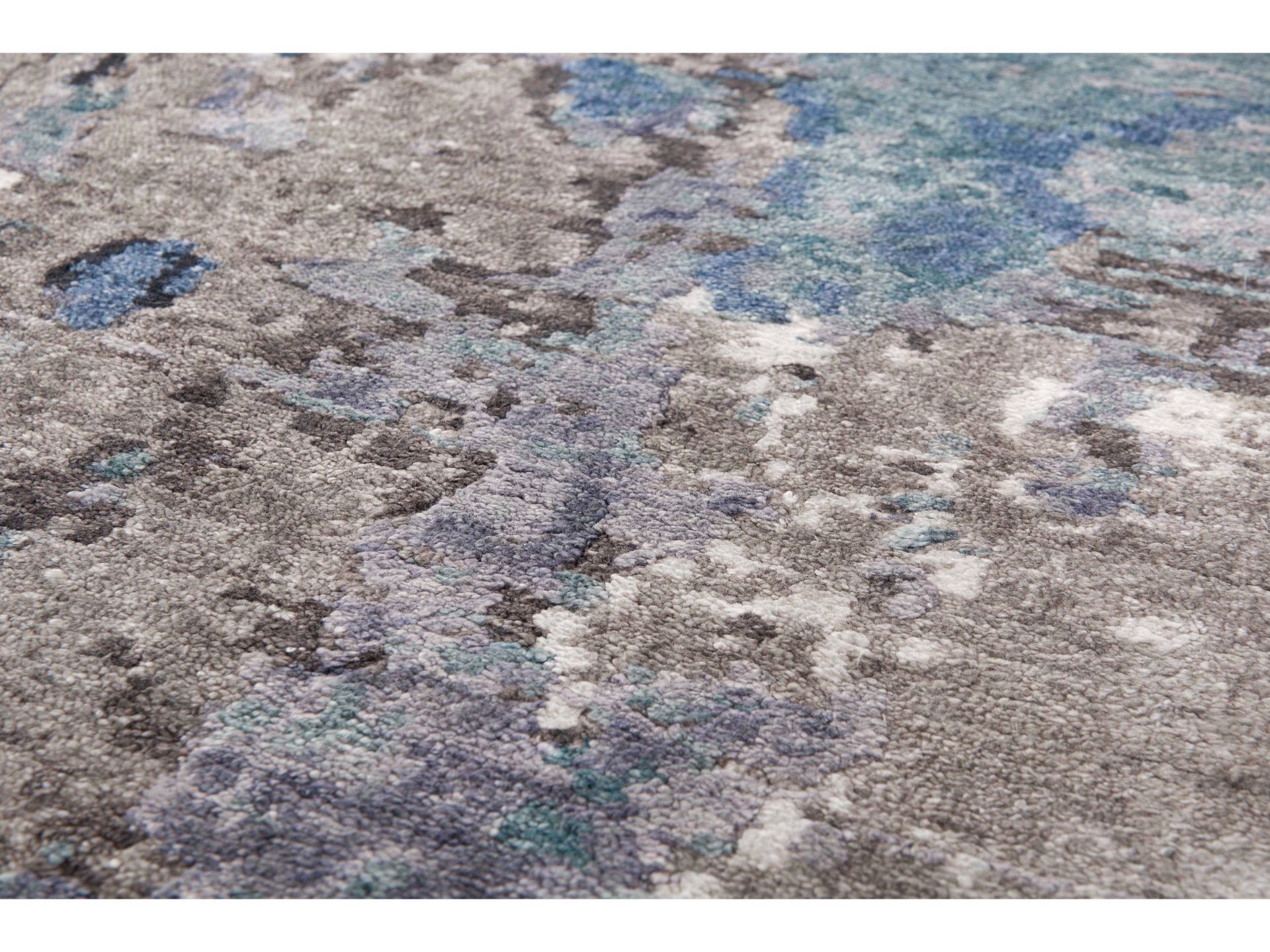 Hand-Knotted Abstract Rug