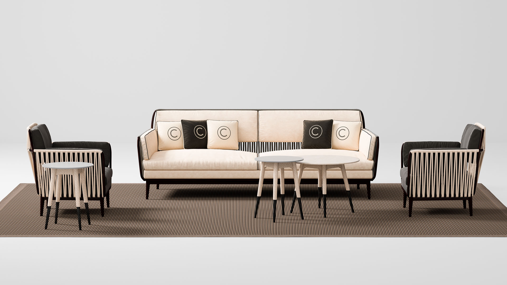 Beige Comfort Sofa