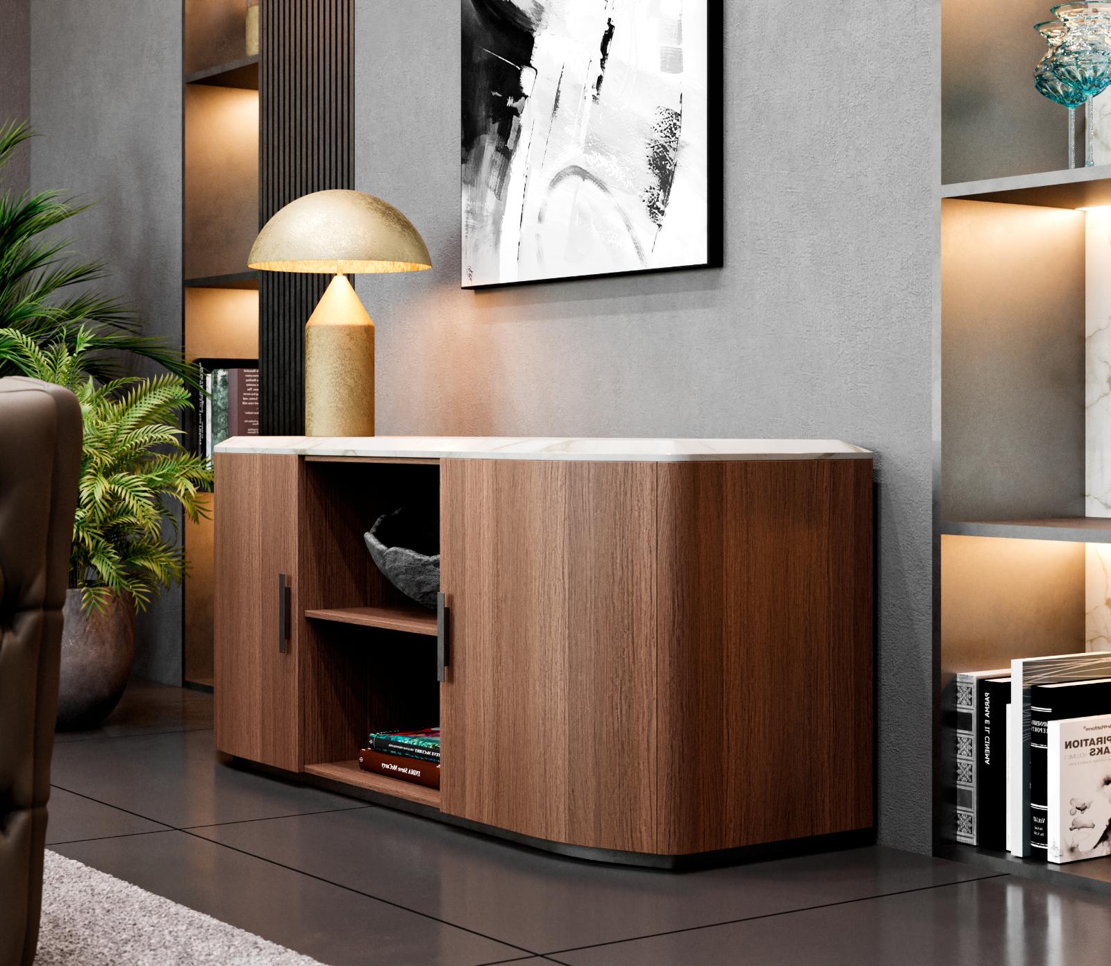 Alan Wood & Marble Sideboard