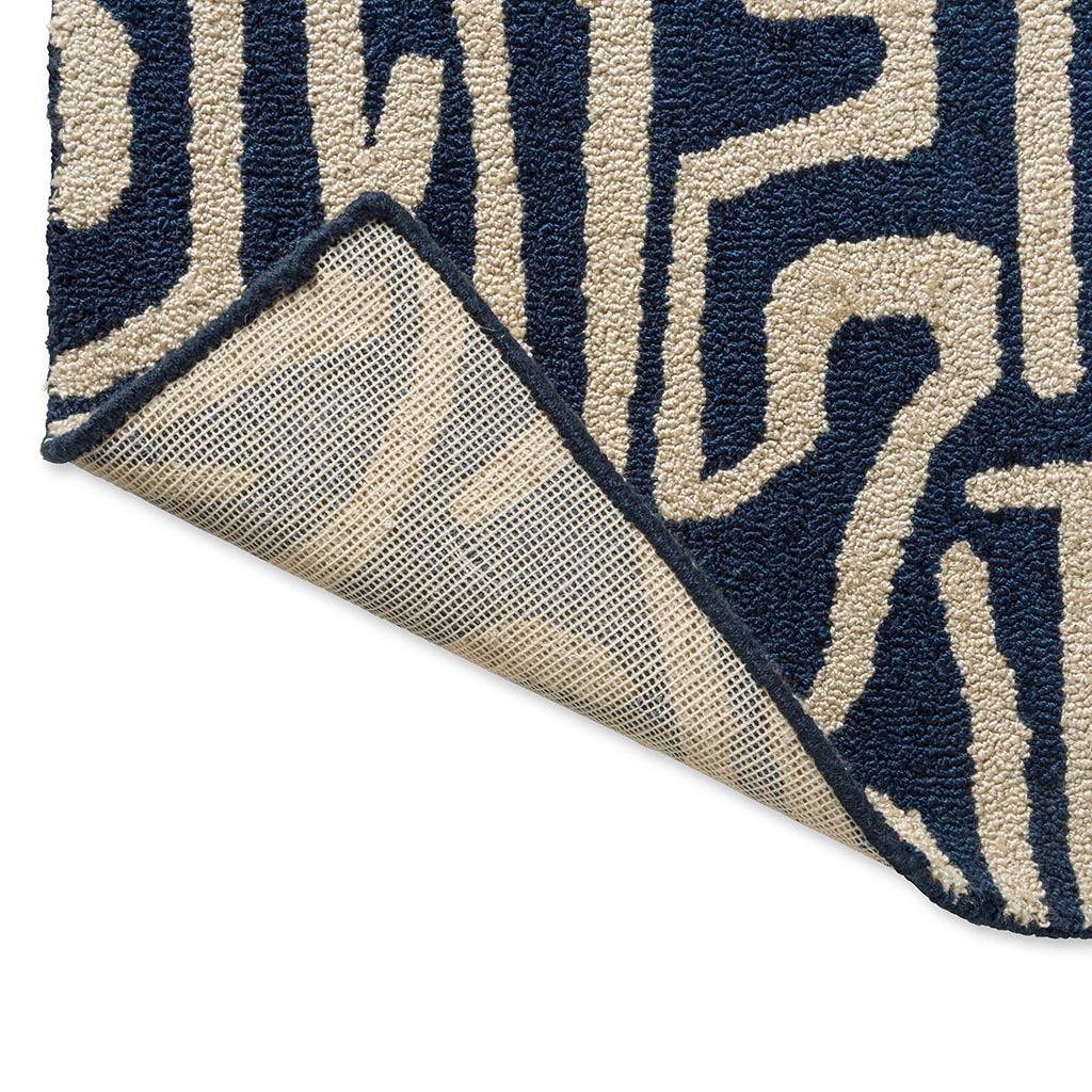 Melodic Blue Outdoor Rug