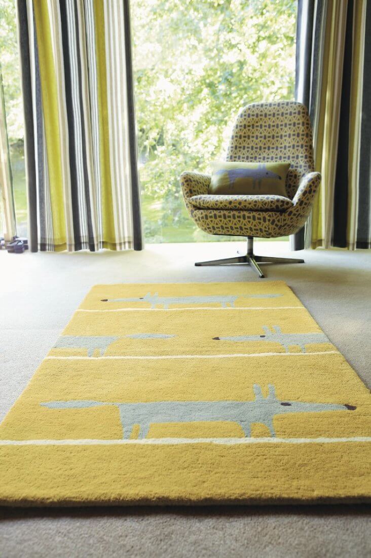 Mr. Fox Mustard 25306 Rug