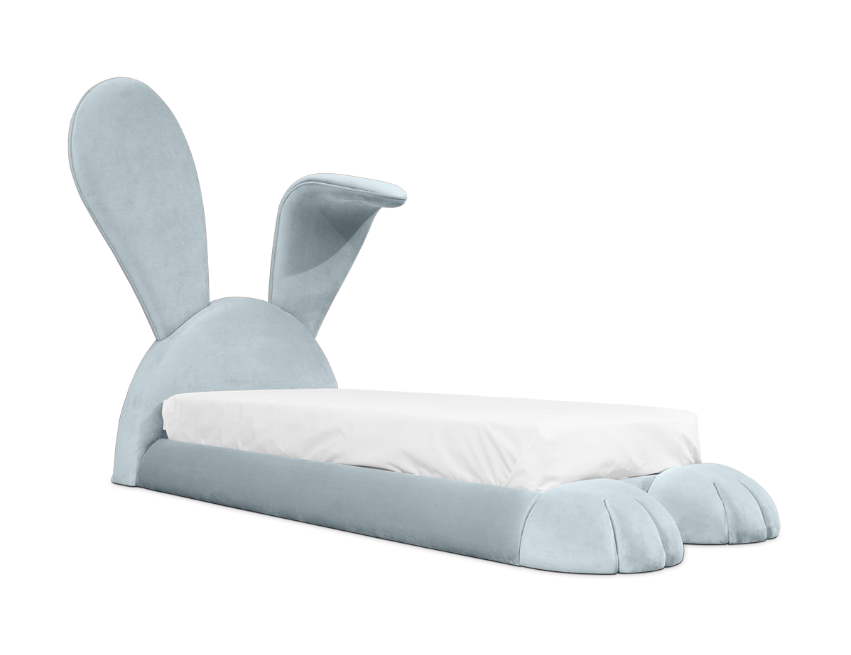 Cozy Rabbit Blue Bed