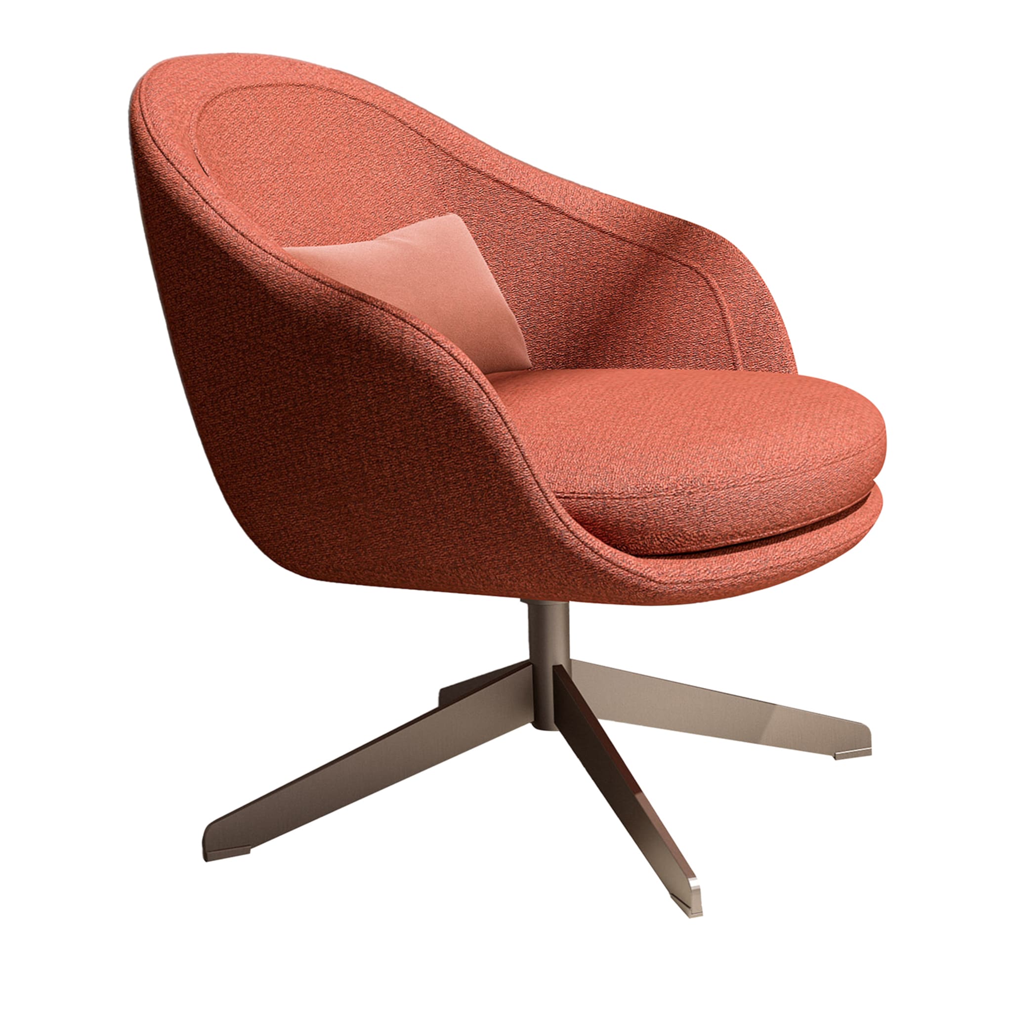 Vibrant Lucille Red Armchair