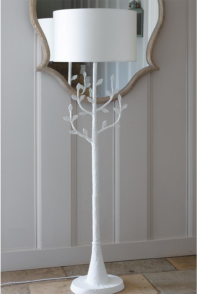 Millana Floor Lamp in Chalk Finish