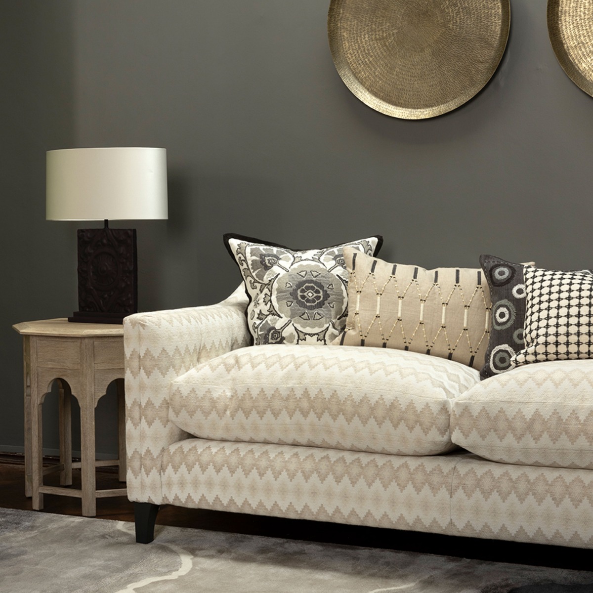 Lima Noir 60 × 40 Cushion