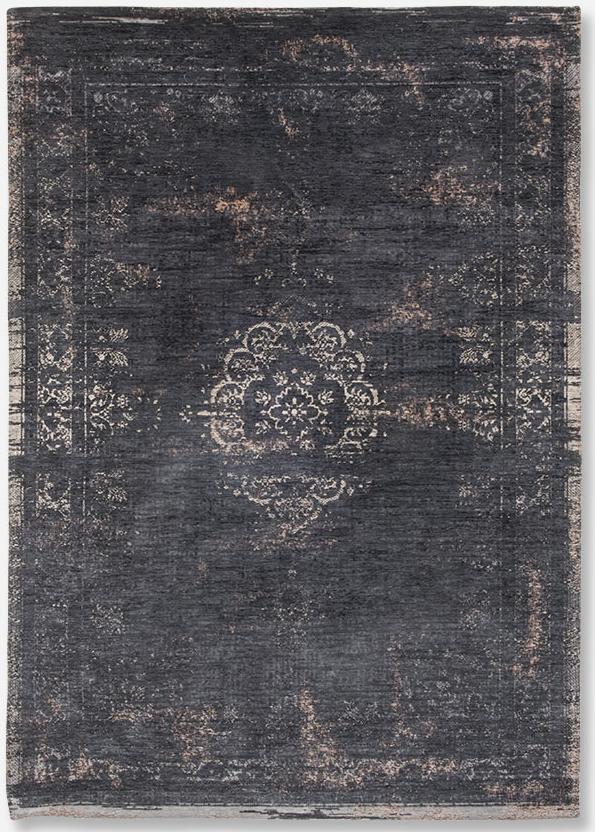 Vintage Style Rug Mineral Black 8263