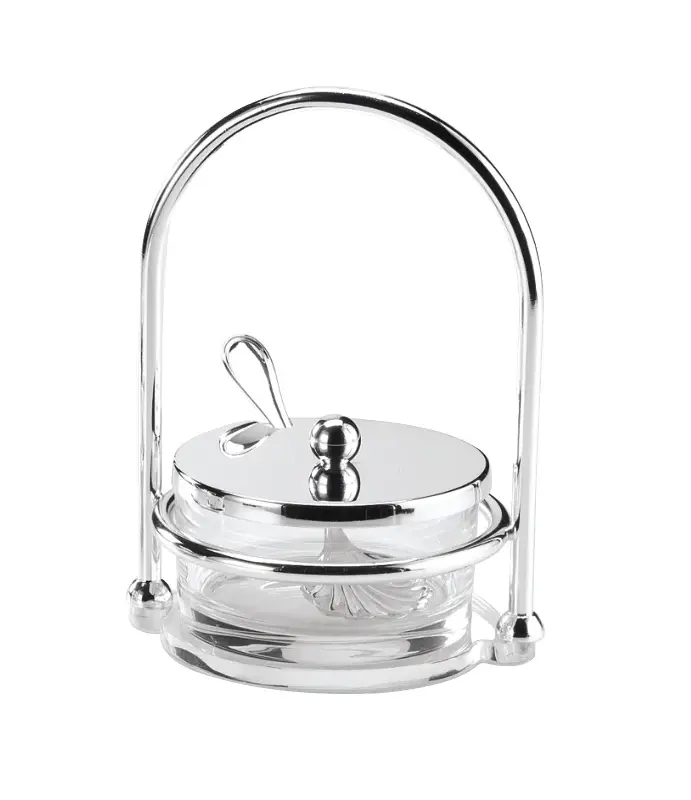 Flower Parmesan Serving Basin with Spoon