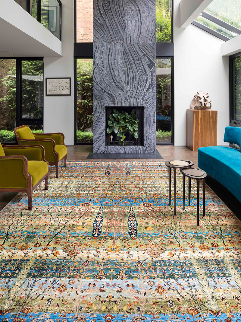 Pine Garden Luxury Rug