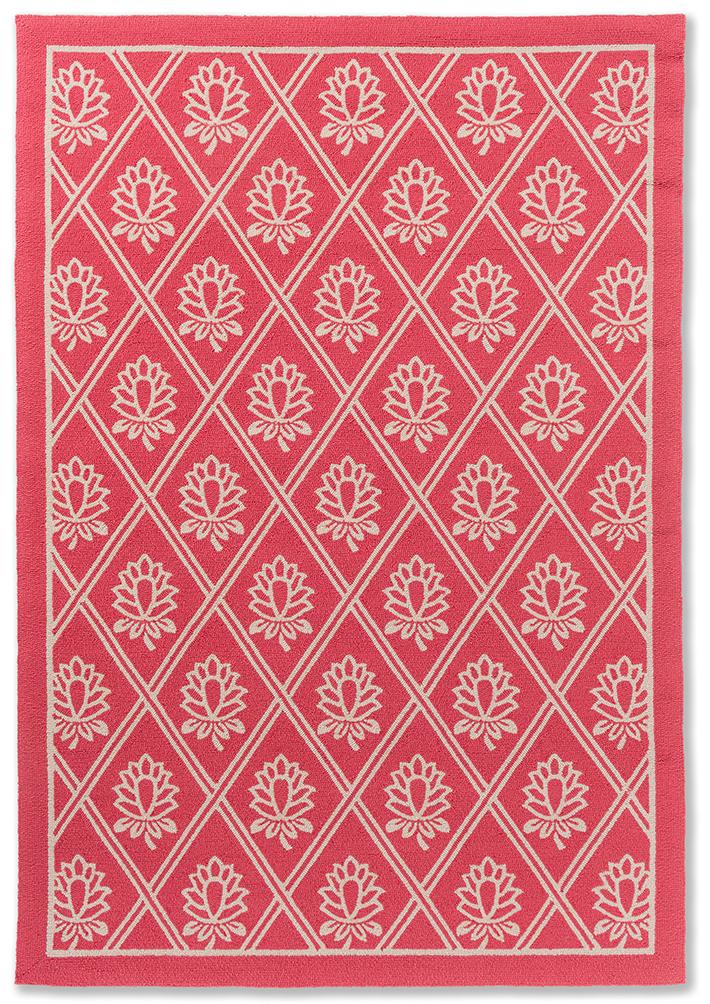 LA Porchester Poppy Red Outdoor Rug