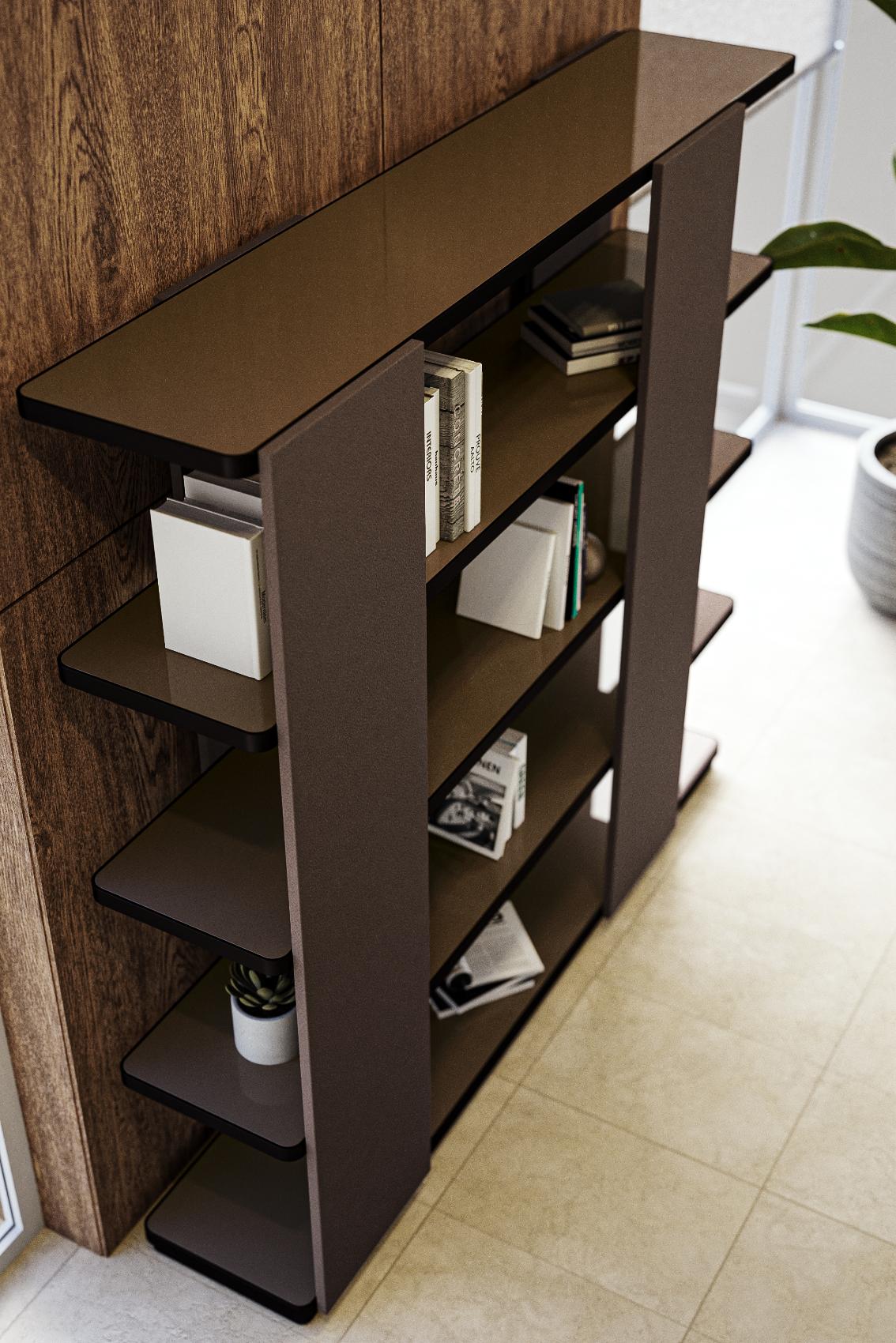 Melodie Black Bookcase