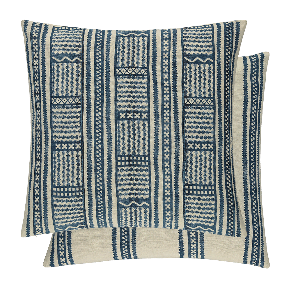 Kuba Indigo 60 × 60 Cushion