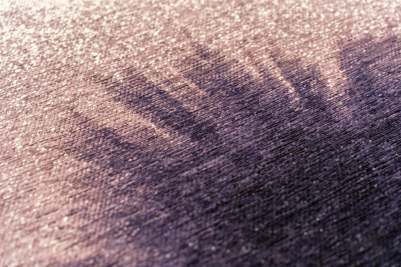 Drop Purple Smoke Rug | Size: 100 × 140 cm