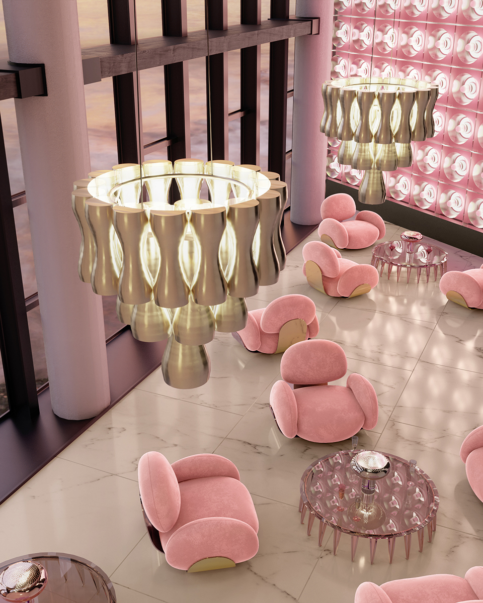 Tiara Chandelier Suspension Lamp - 1