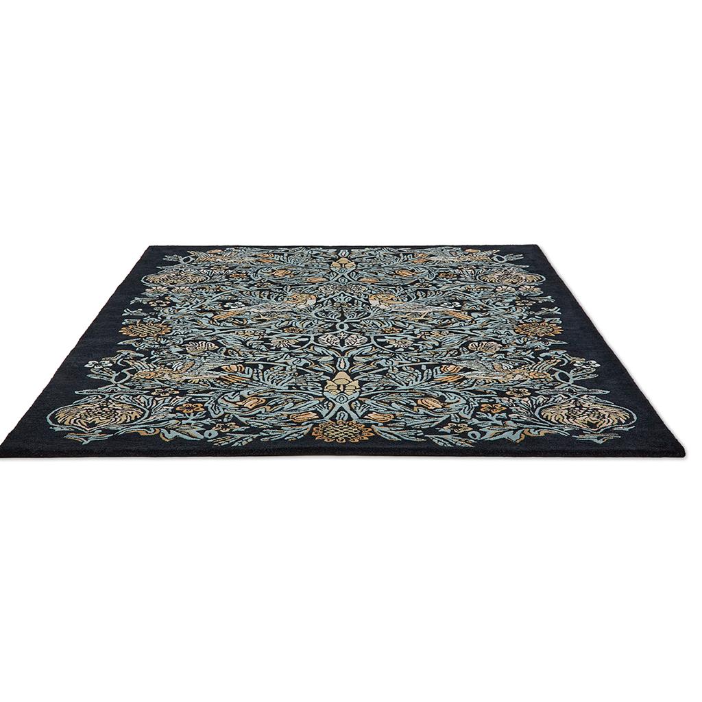 Bird Webb's Blue 128308 Wool Rug