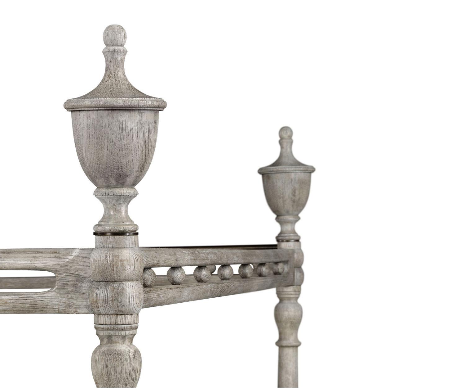 Morris King Bed Greyed Oak
