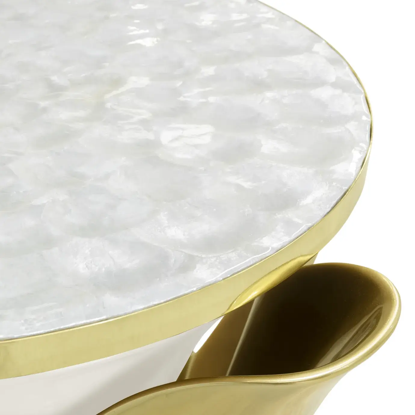 Solstice Mother Of Pearl Side Table